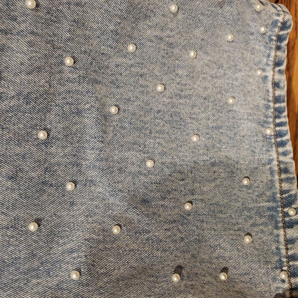 Nwt BLANK NYC Pearl Embellished Jeans 25 size - Picture 9 of 11